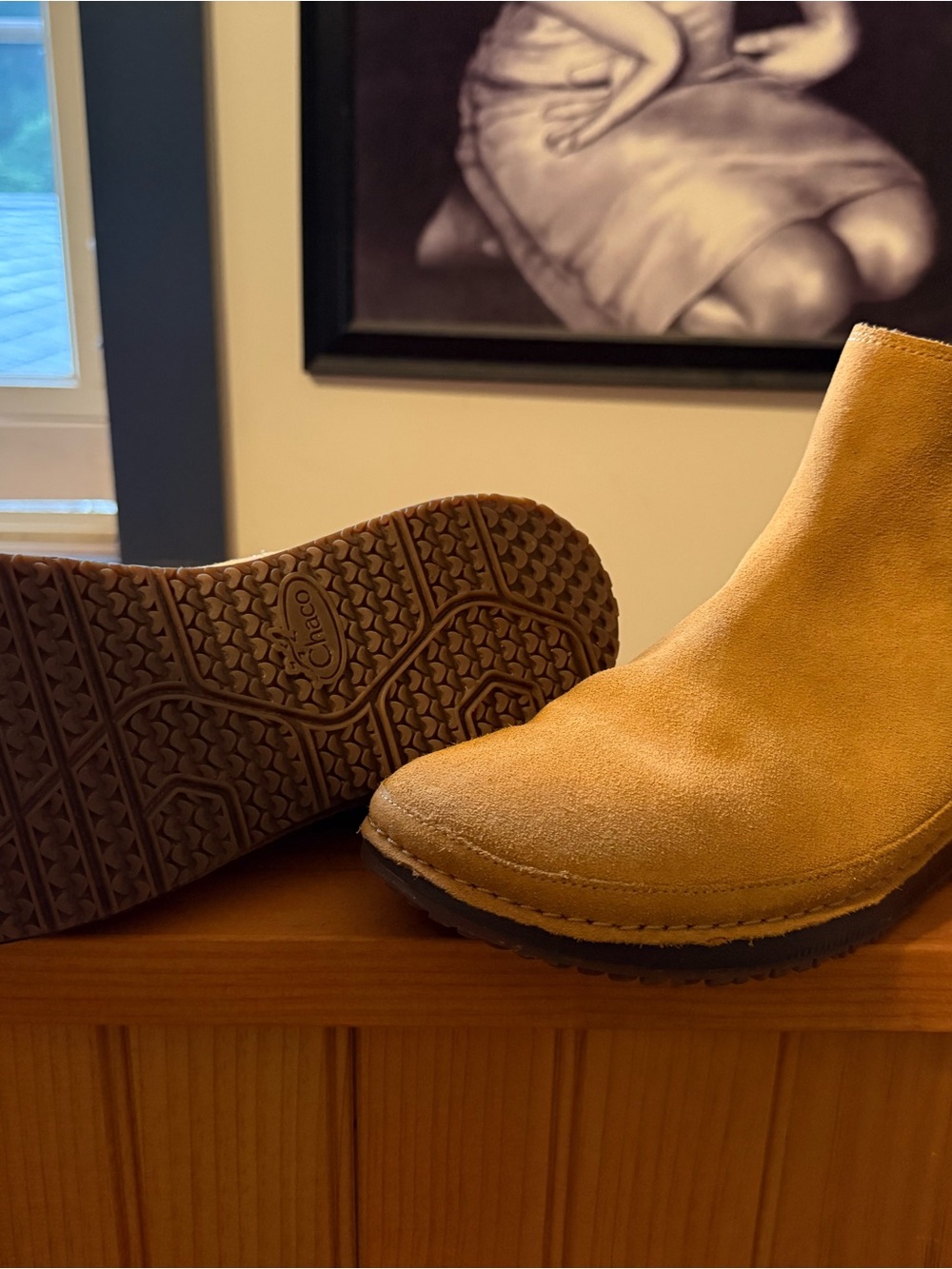Chaco Women's Tan Suede Ankle Booties